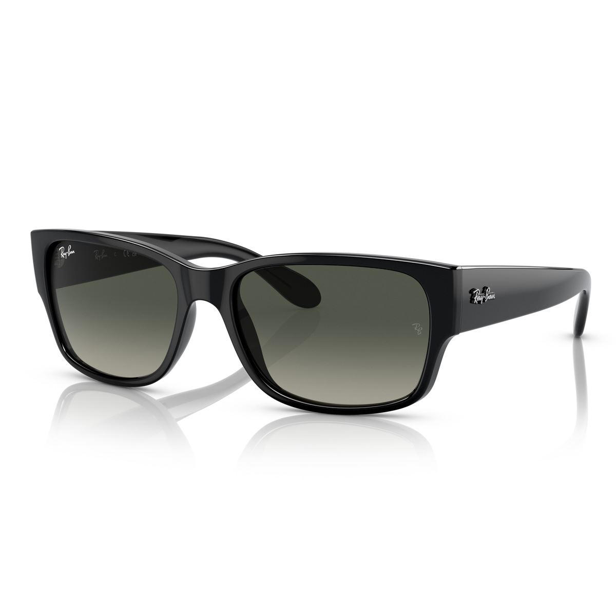 Lente Solar  Ray Ban degradado gris Unisex