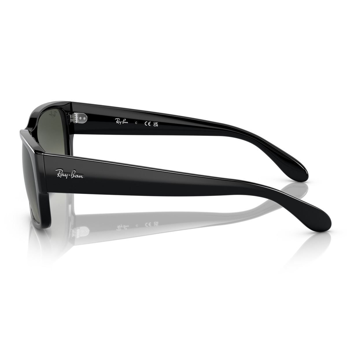 Lente Solar  Ray Ban degradado gris Unisex