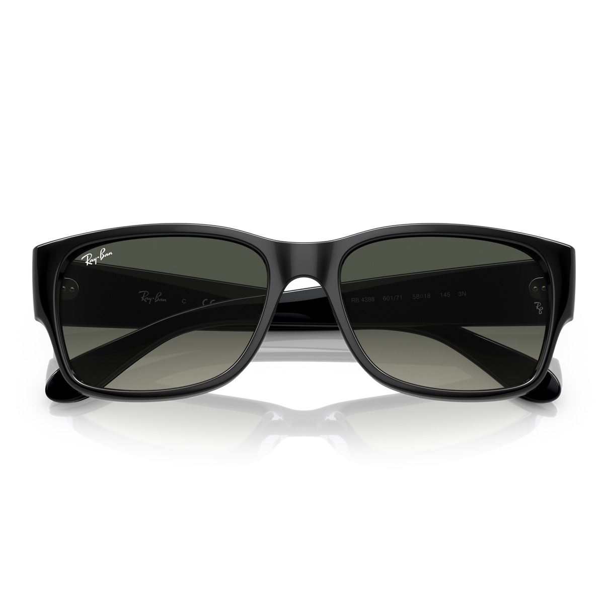 Lente Solar  Ray Ban degradado gris Unisex