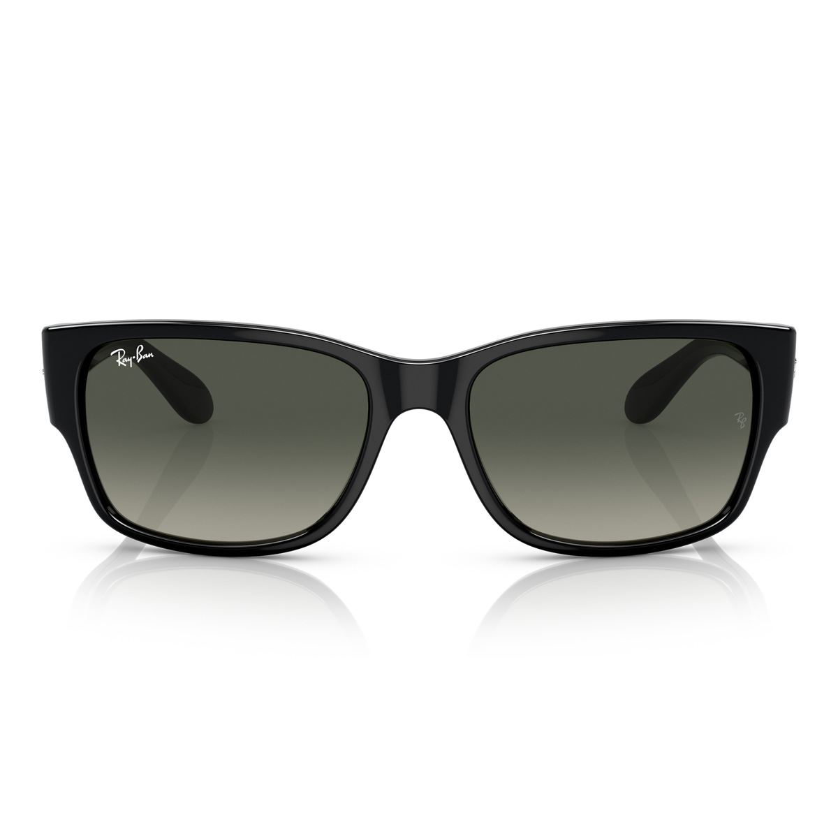 Lente Solar  Ray Ban degradado gris Unisex