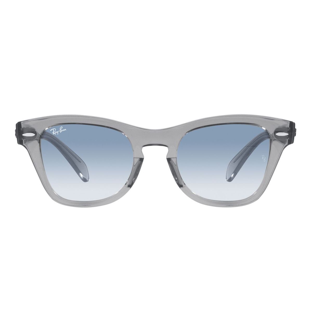 Lente Solar Ray Ban Degradado Azul en Pl stico Gris