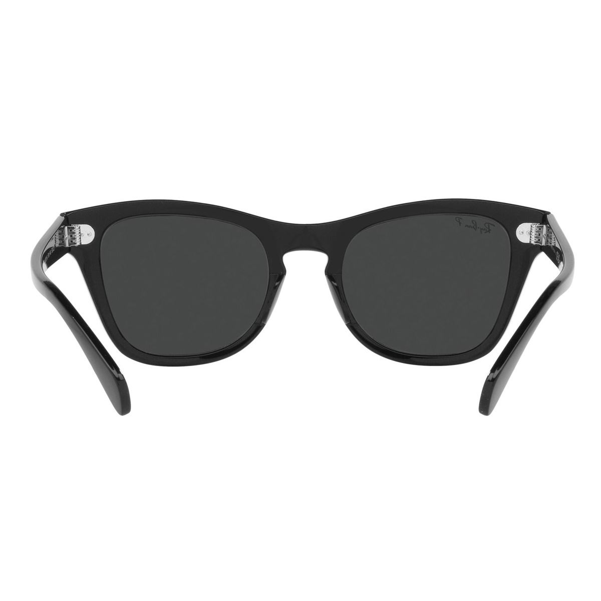 Lente Solar Ray-Ban Polarizado Gris en Plástico Negro
