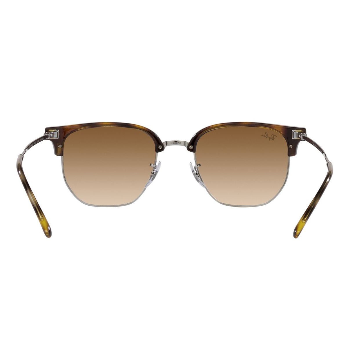 Lente Solar Ray Ban New Clubmaster Degradado Cafe en Plastico Grafito