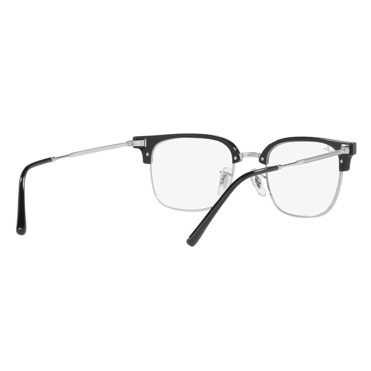 Armazón Ray-Ban New Clubmaster en Plástico Plata