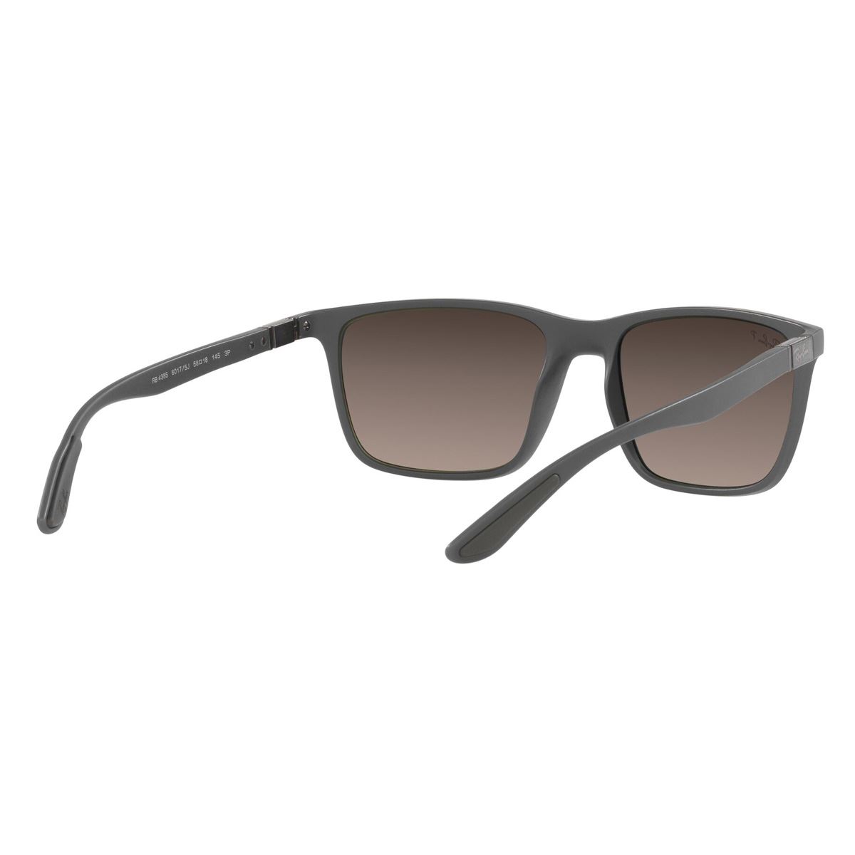 Lente Solar Ray-Ban Polarizado Plata en Plástico Gris