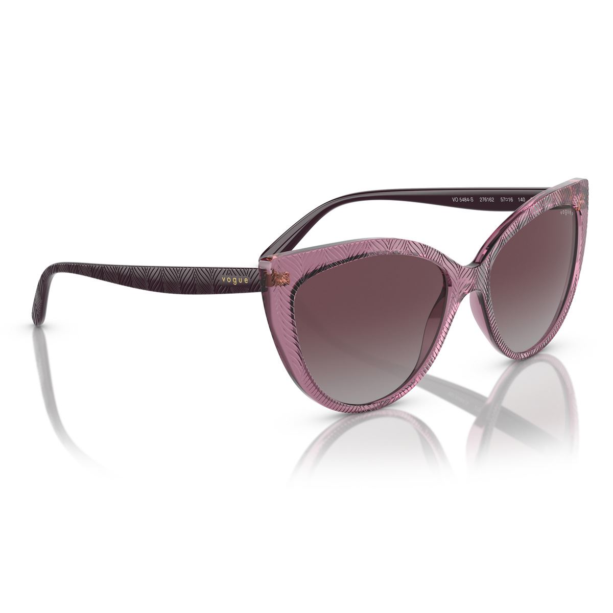 Lente Solar Vogue gris polar degradado violeta para Mujer