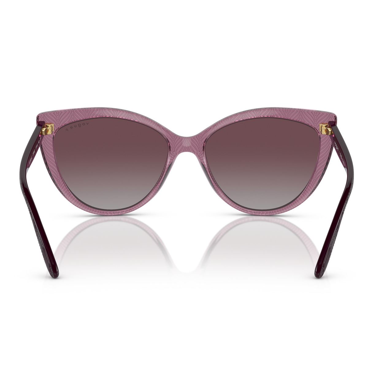 Lente Solar Vogue gris polar degradado violeta para Mujer