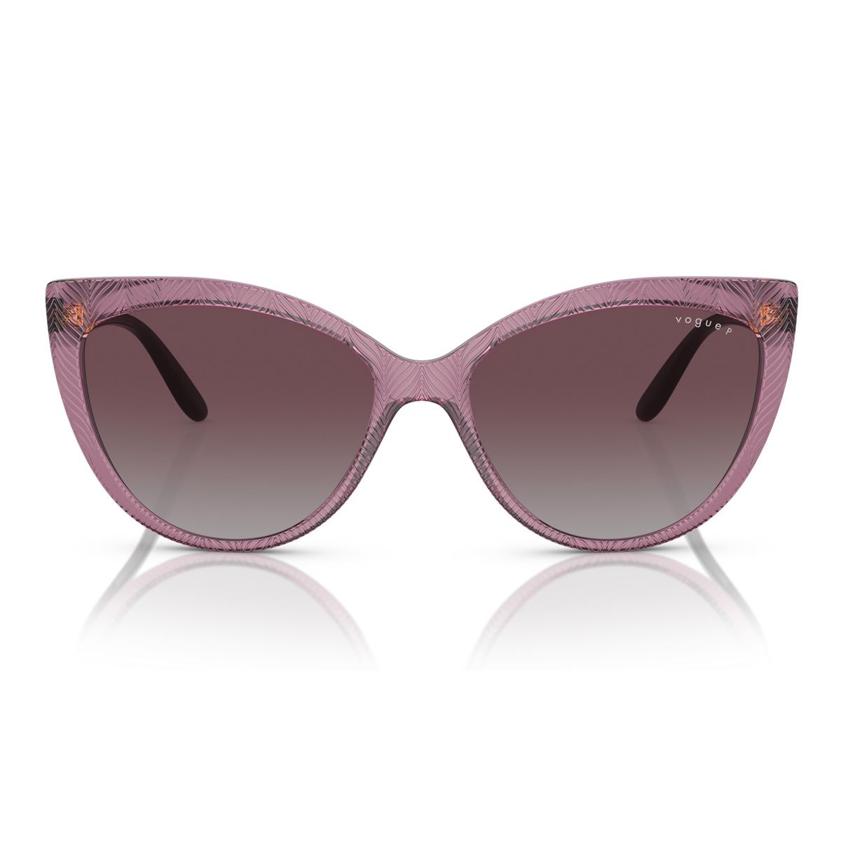 Lente Solar Vogue gris polar degradado violeta para Mujer