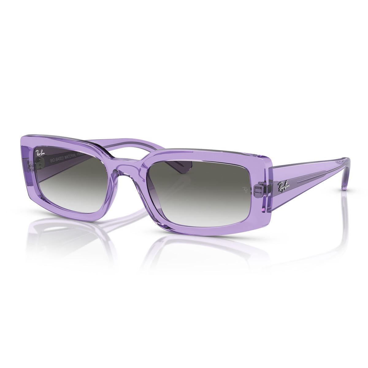 Lente Solar  Ray Ban claro degradado gris claro para Mujer
