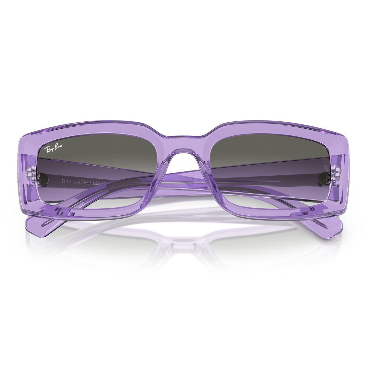Lente Solar  Ray Ban claro degradado gris claro para Mujer