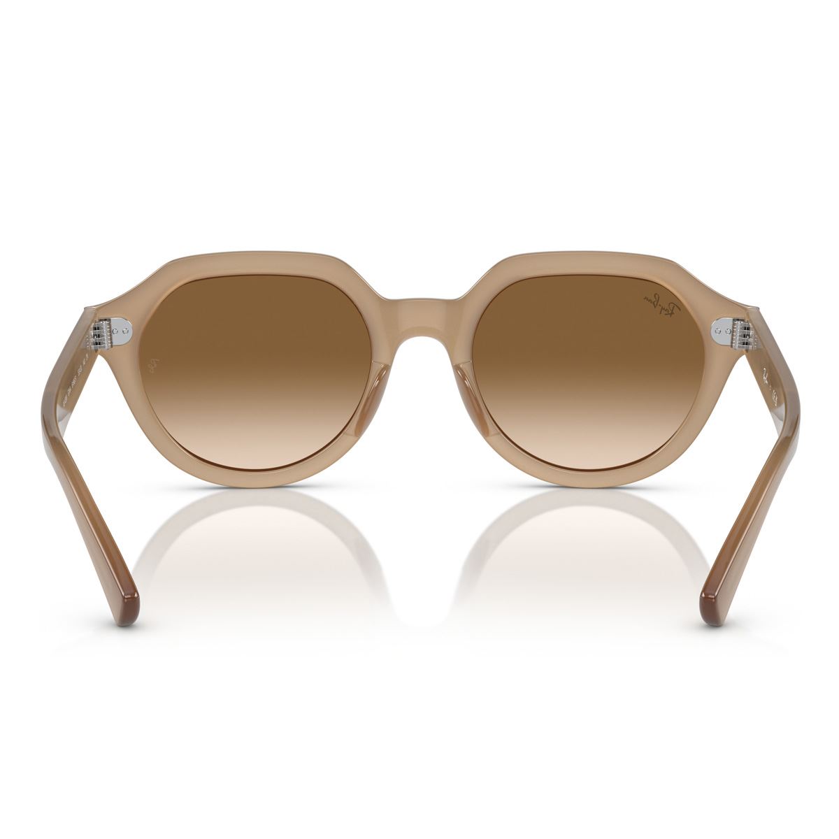 Lente Solar Ray Ban marrón degradado claro Unisex