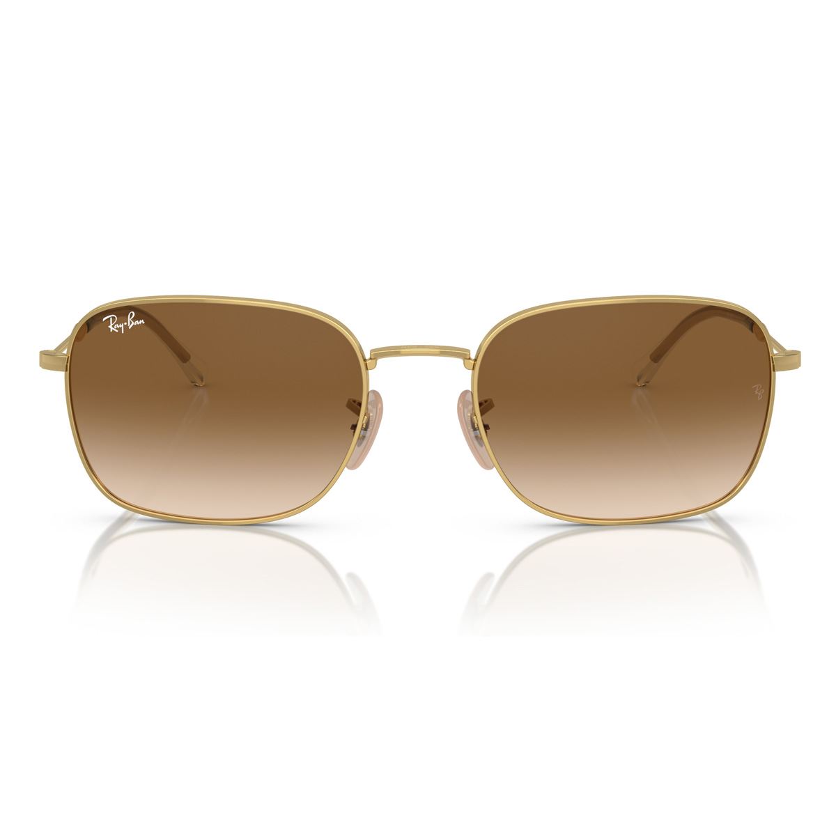 Lente Solar Ray Ban marrón degradado Unisex