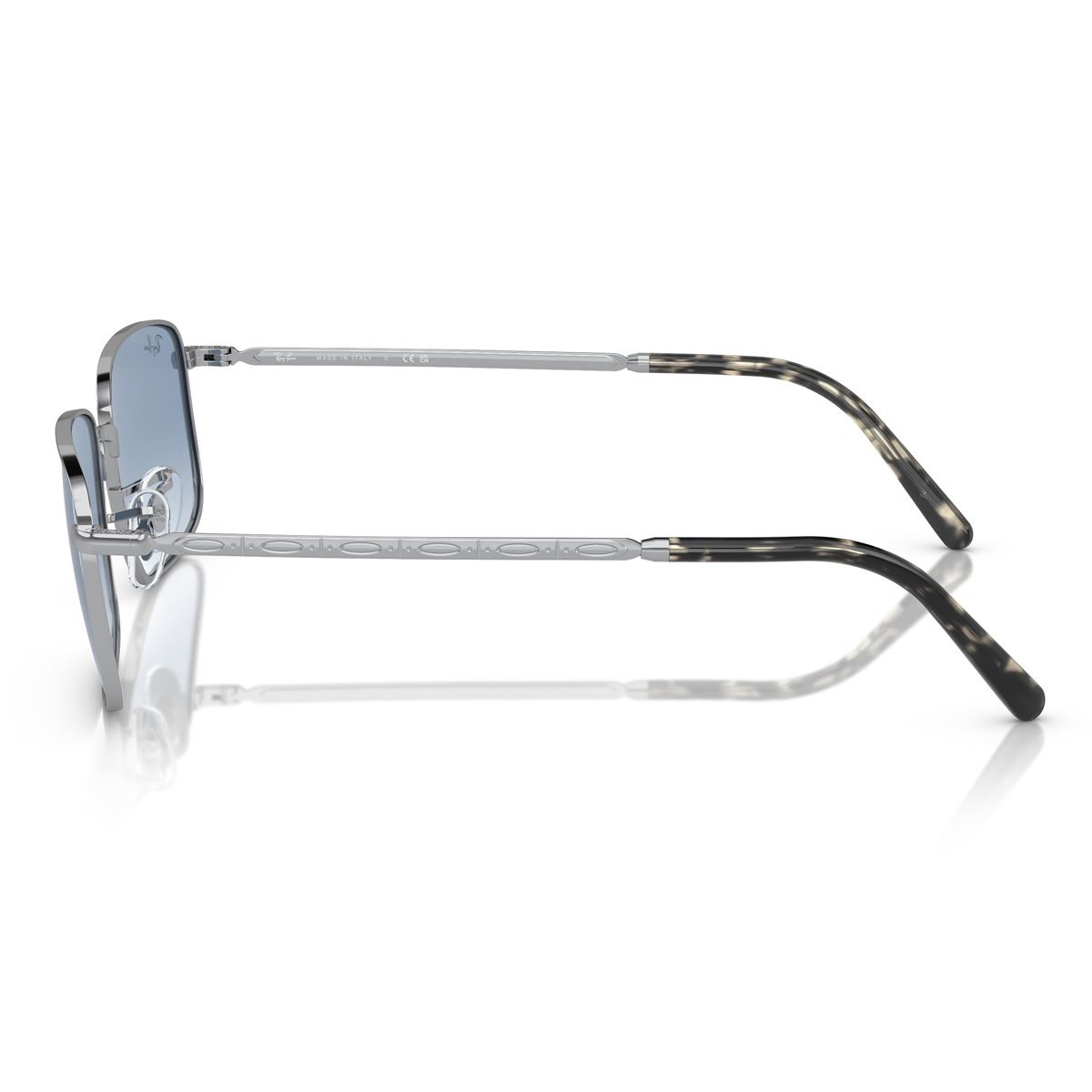 Lente Solar  Ray Ban azul degradado claro Unisex