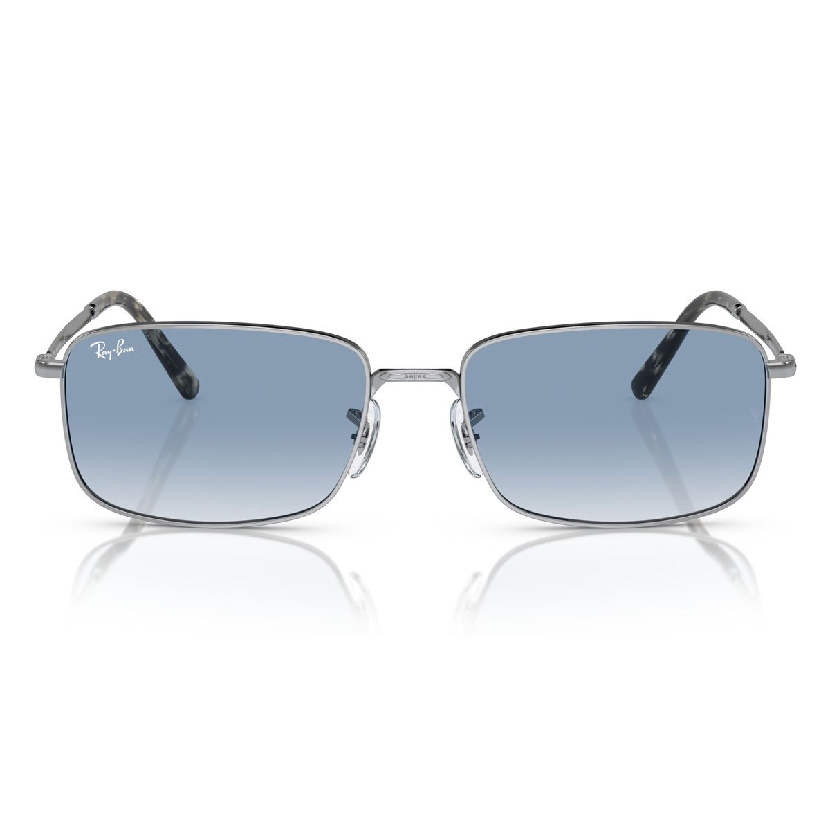 Lente Solar  Ray Ban azul degradado claro Unisex