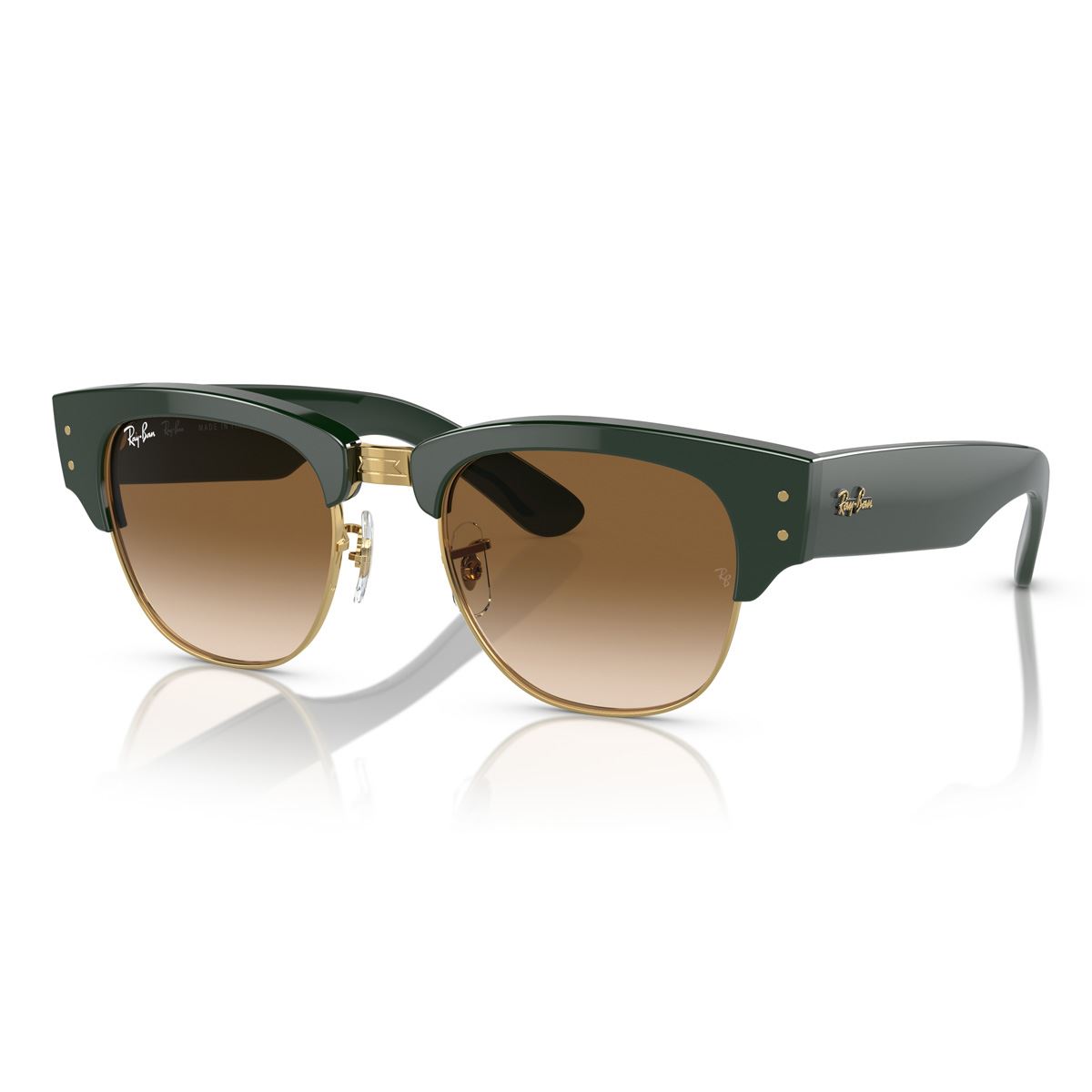 Lente Solar  Ray Ban marrón degradado claro Unisex