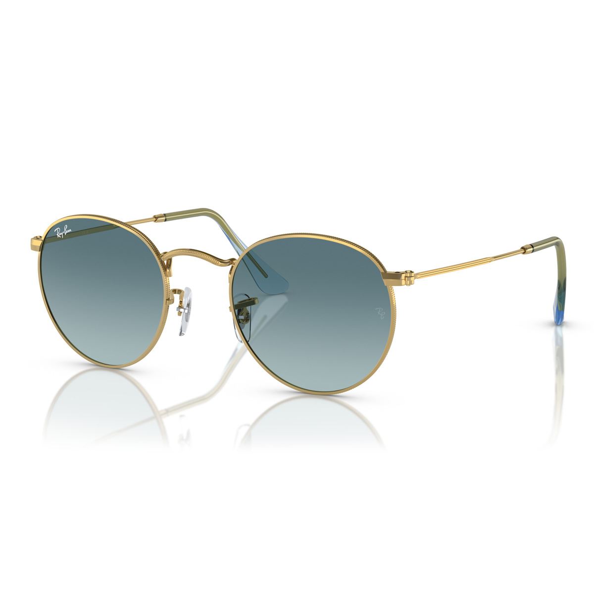 Lente Solar Ray Ban azul degradado gris para Hombre