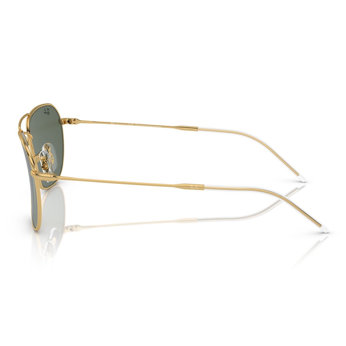 Lente Solar  Ray Ban verde oscuro Unisex