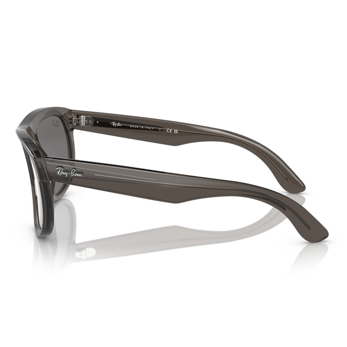 Lente Solar  Ray Ban espejo gris plata Unisex