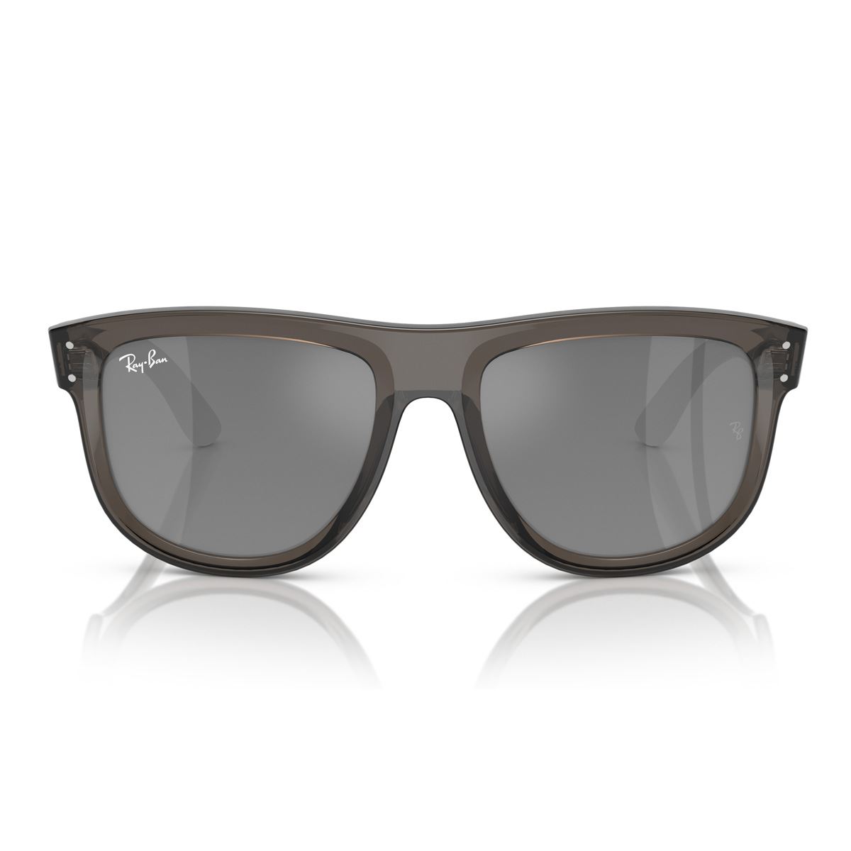 Lente Solar  Ray Ban espejo gris plata Unisex
