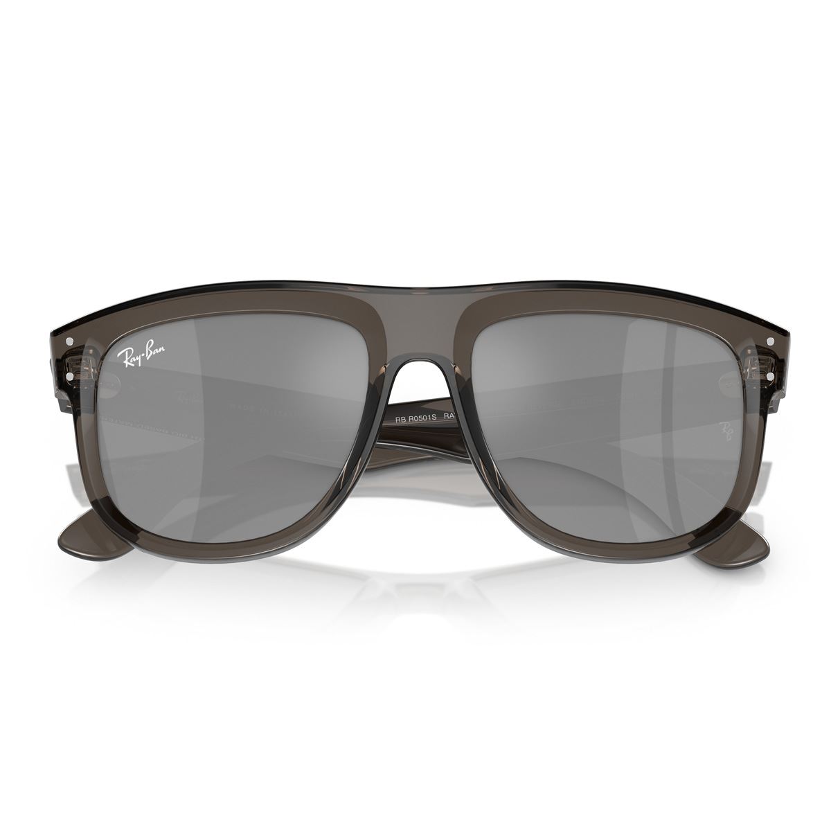 Lente Solar  Ray Ban espejo gris plata Unisex
