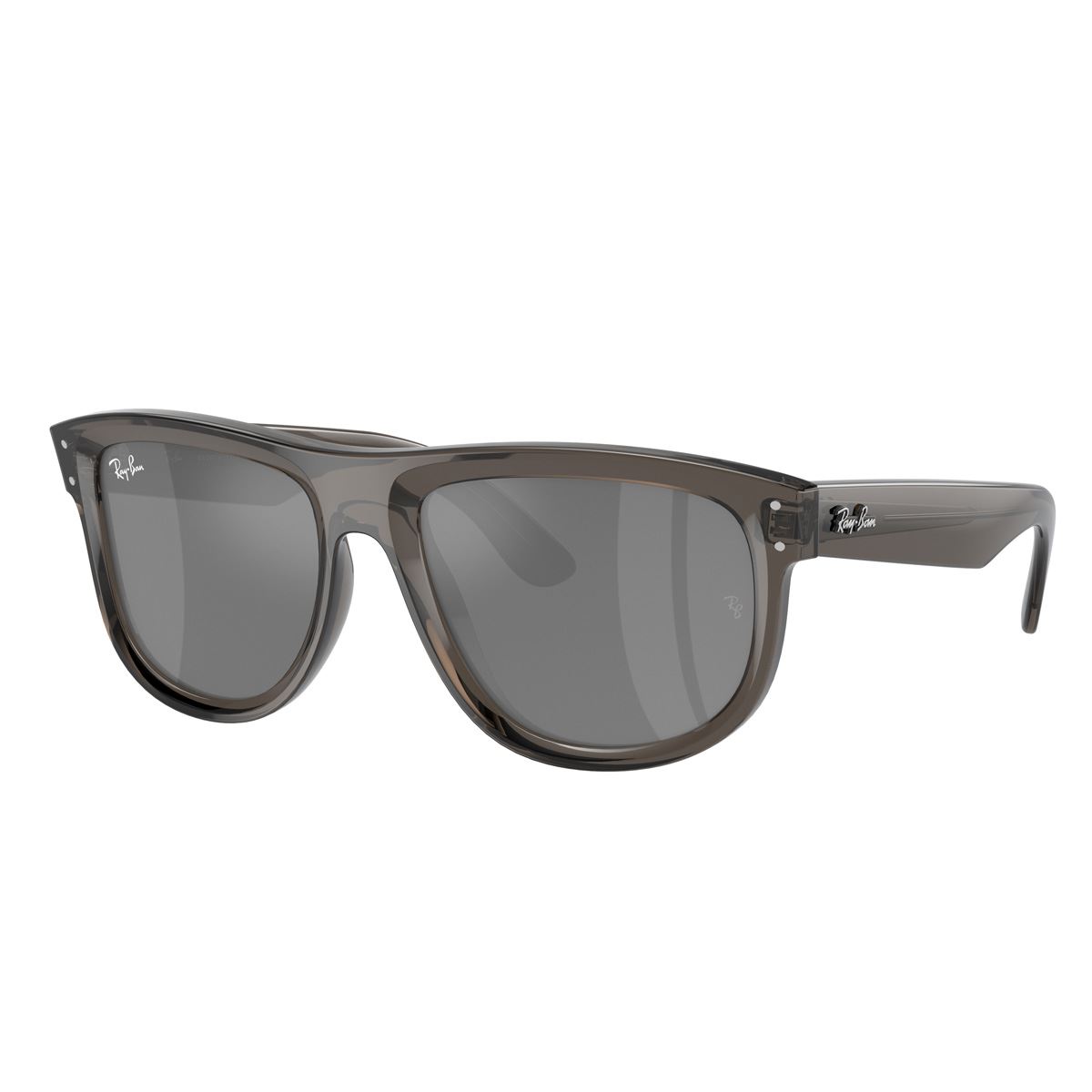 Lente Solar  Ray Ban espejo gris plata Unisex
