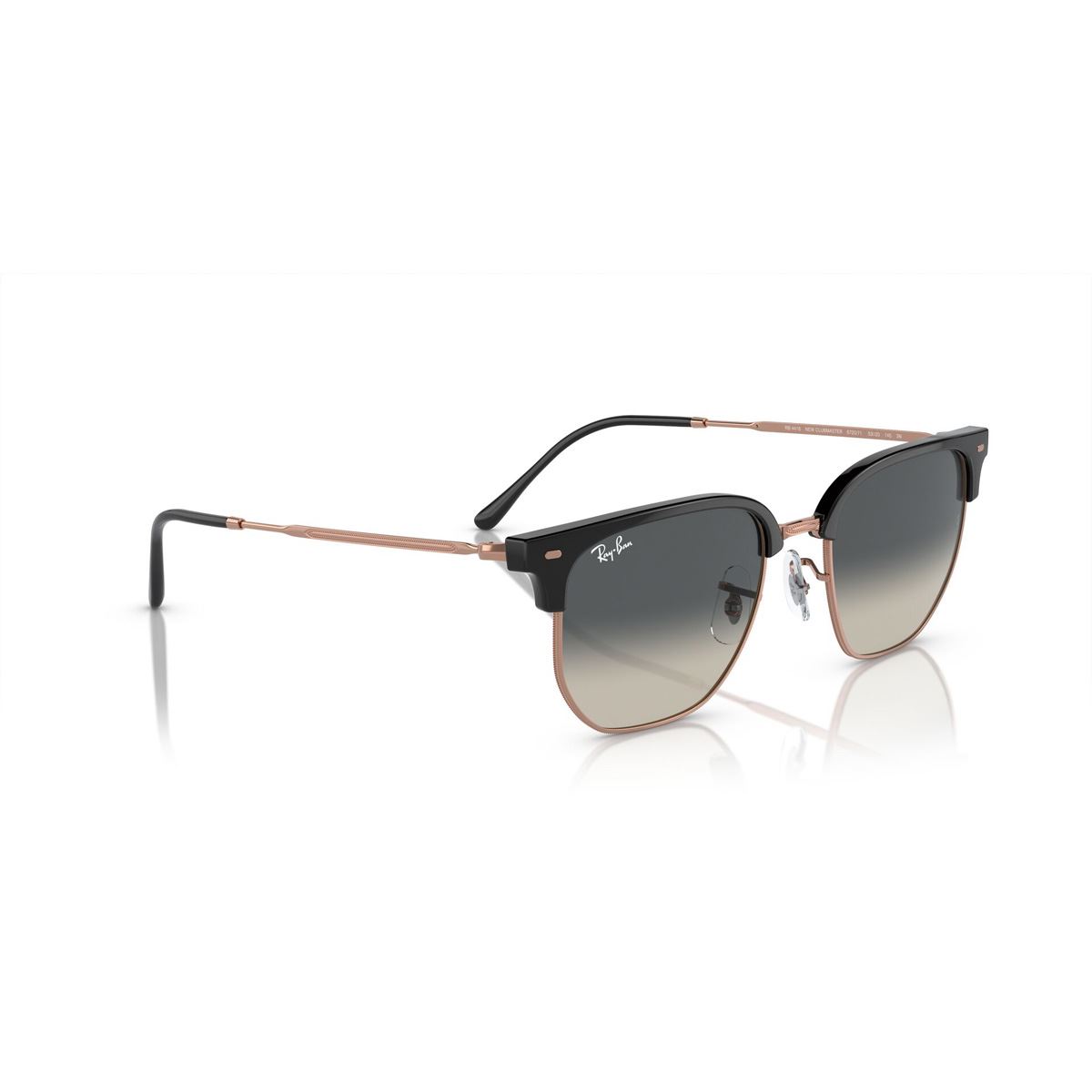 Lentes Solares Gris Oscuro Sobre Oro Rosa Ray Ban