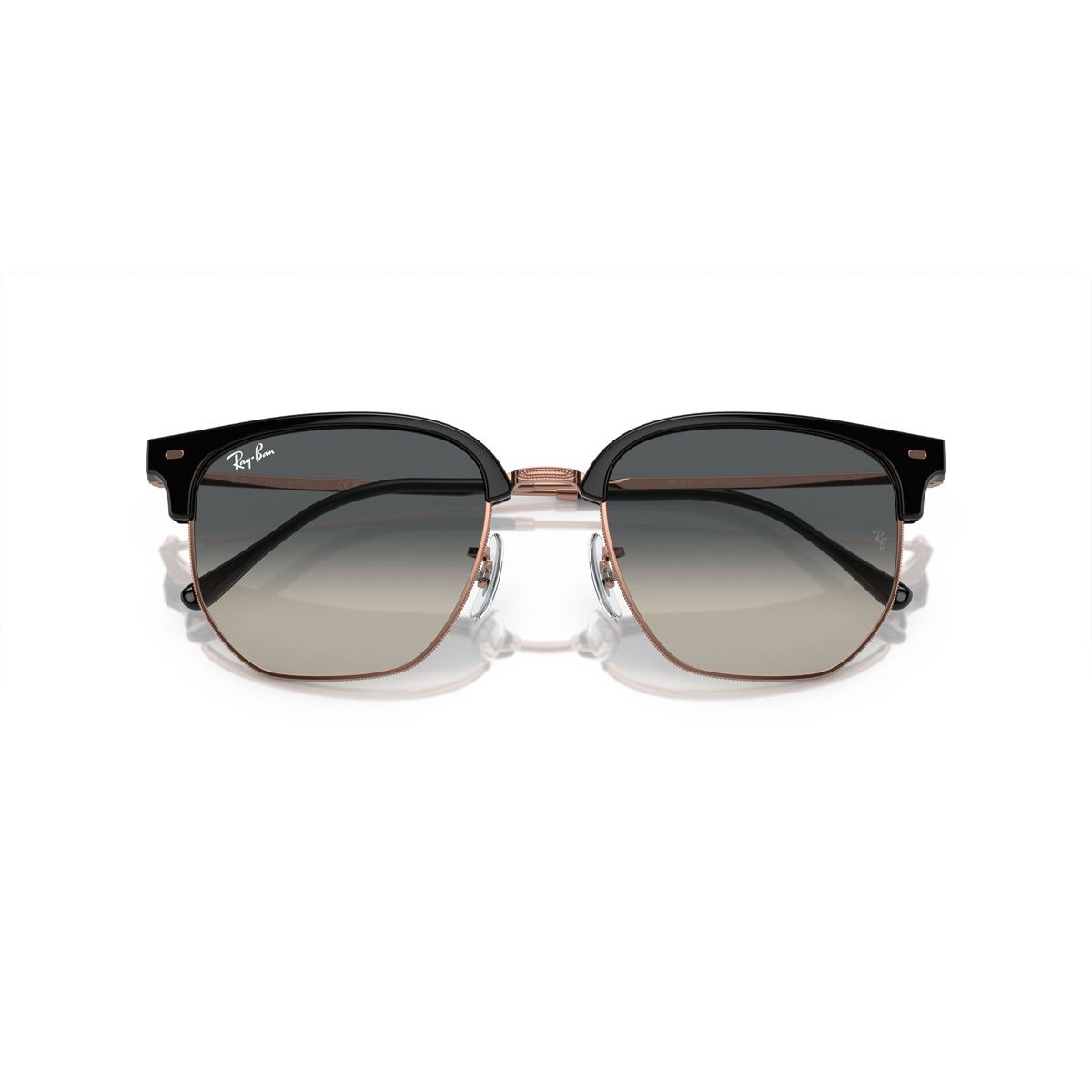 Lentes Solares Gris Oscuro Sobre Oro Rosa Ray Ban