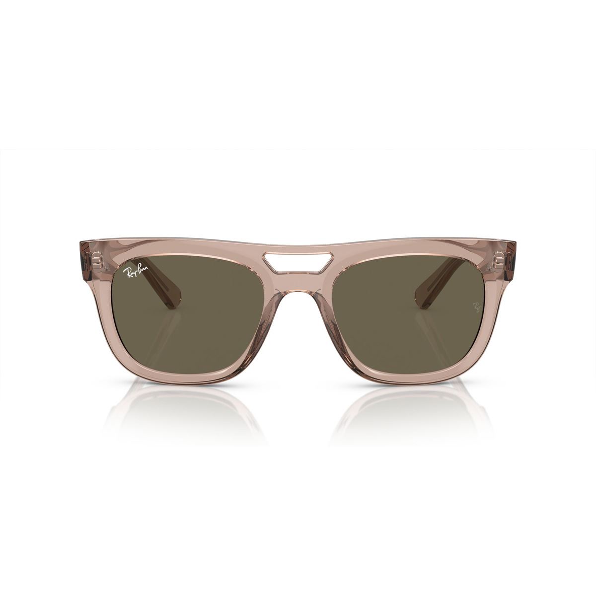 Lentes Solares Marrón Claro Transparente Ray Ban