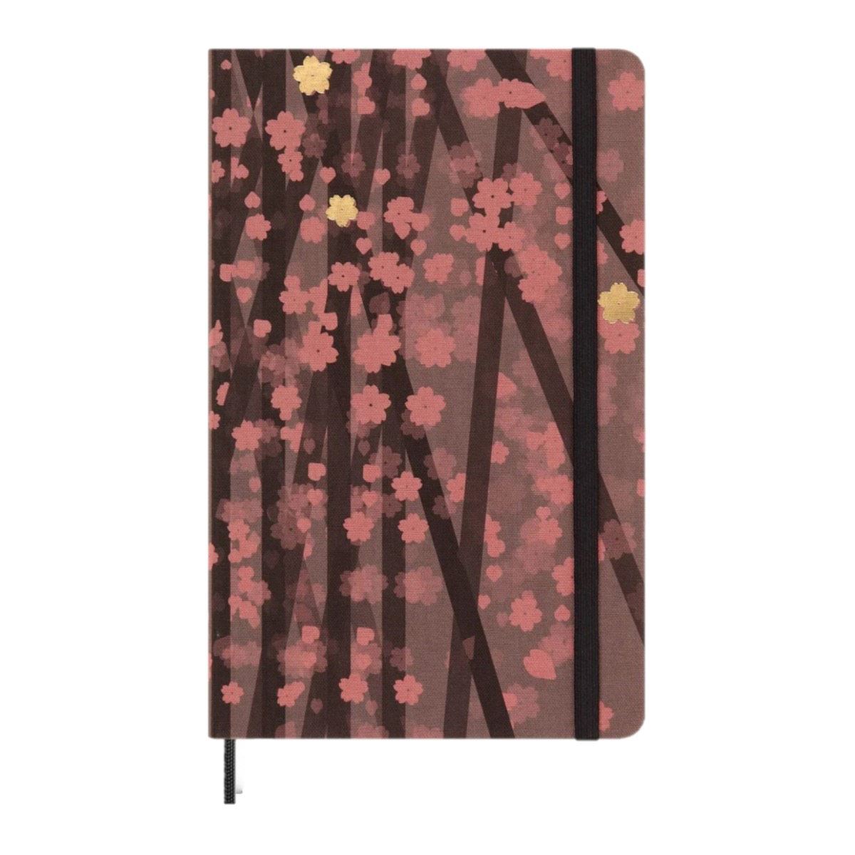 Libreta sakura grande negra