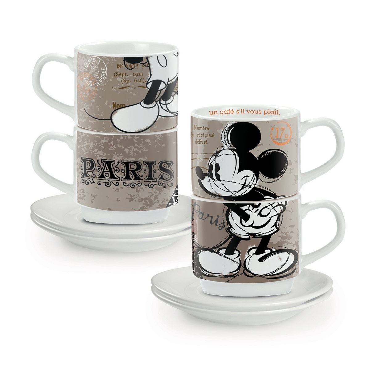 China Juegos de tazas de Mickey Mouse de viaje de corte barato con  fabricantes de patrones de amor y fábrica - Juegos de tazas de Mickey Mouse  de viaje de corte personalizados