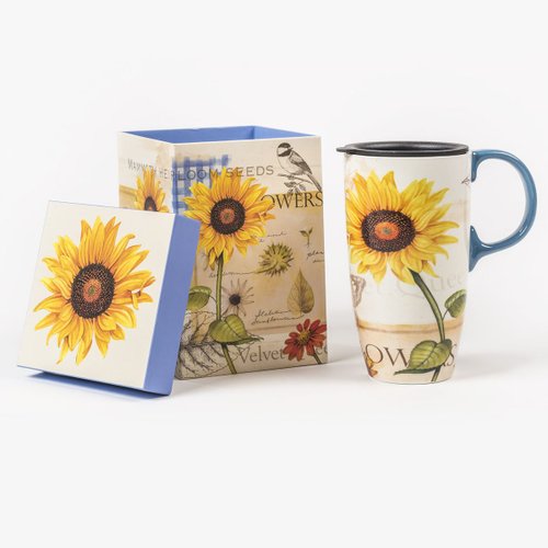 Thermo Ceramica con Caja  Sunflower