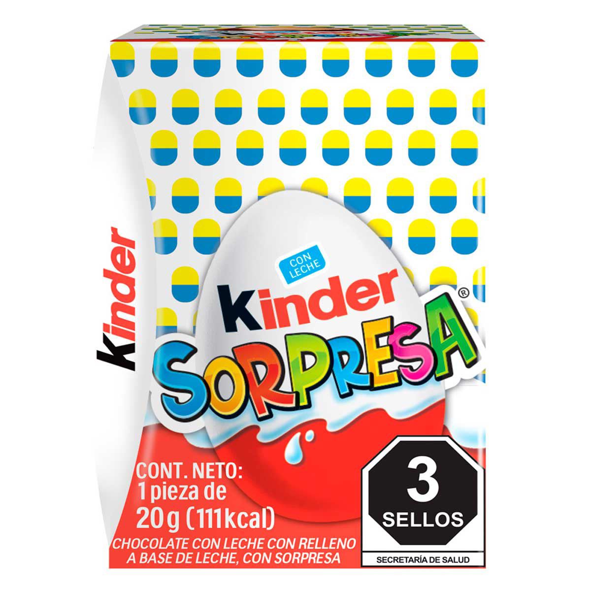 Huevo de chocolate con sorpresa, Kinder Sorpresa Minions 20g