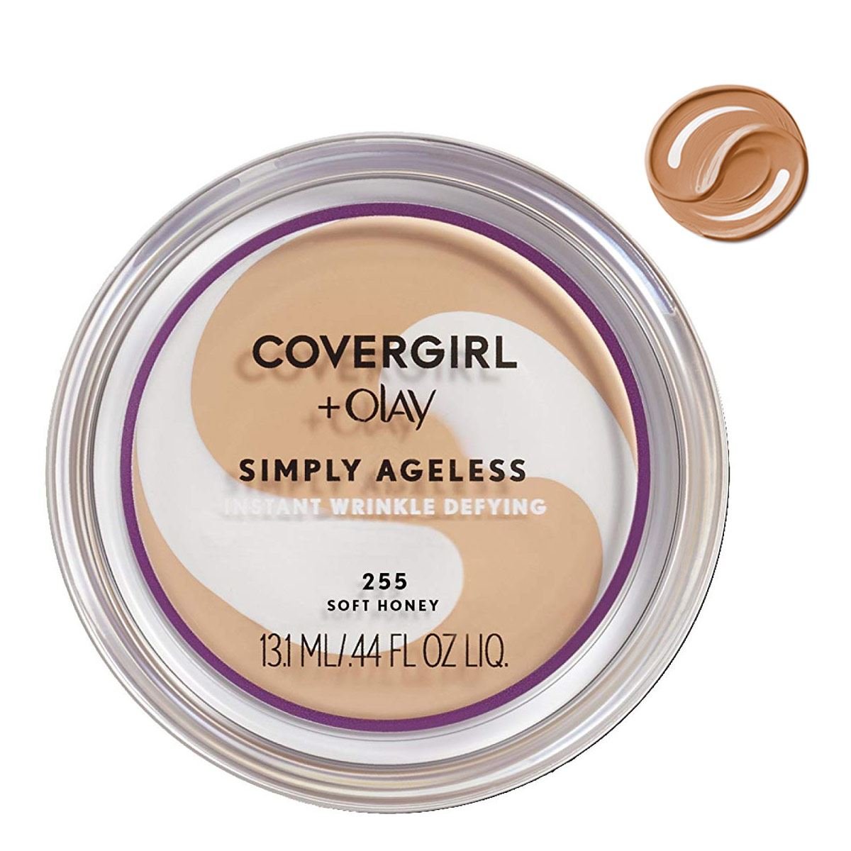 Base de maquillaje crema Covergirl CG + OLAY Simply Ageless Wrinkle Defy 255 Soft Honey