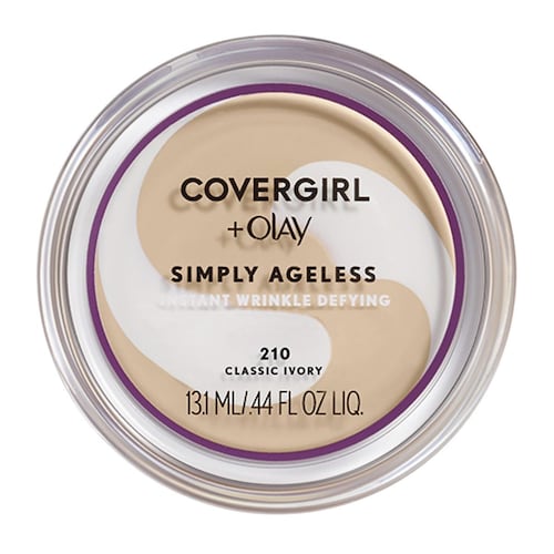 Base de maquillaje crema Covergirl CG + OLAY Simply Ageless Wrinkle Defy 210 Classic Ivory