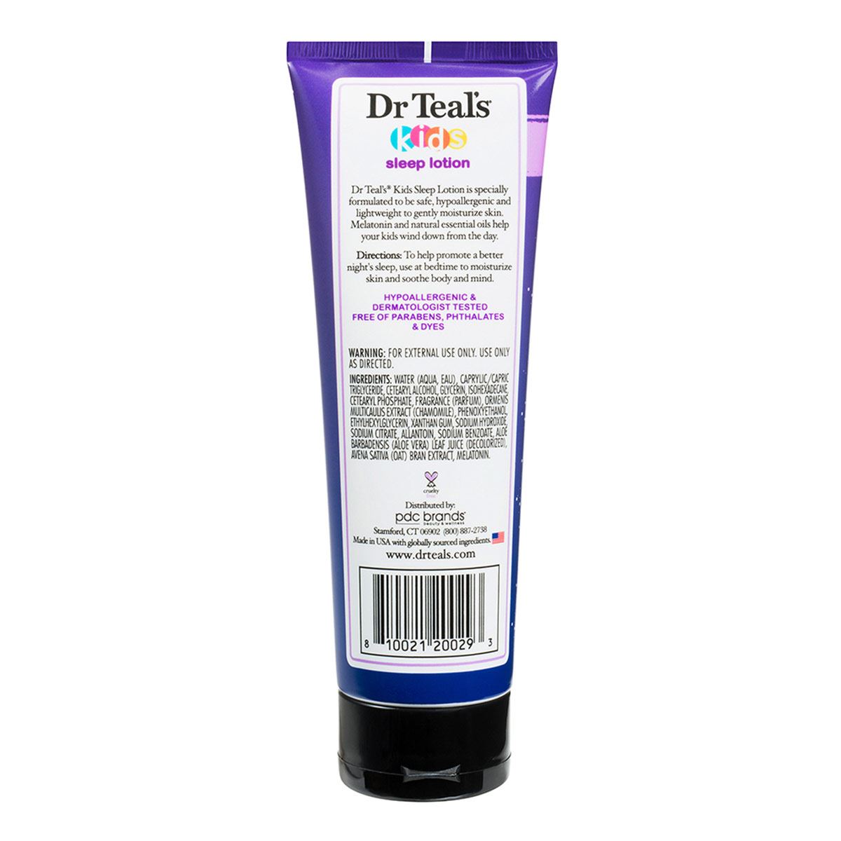 Crema Corporal de Melatonina Dr Teal´s Kids 226.8 gr