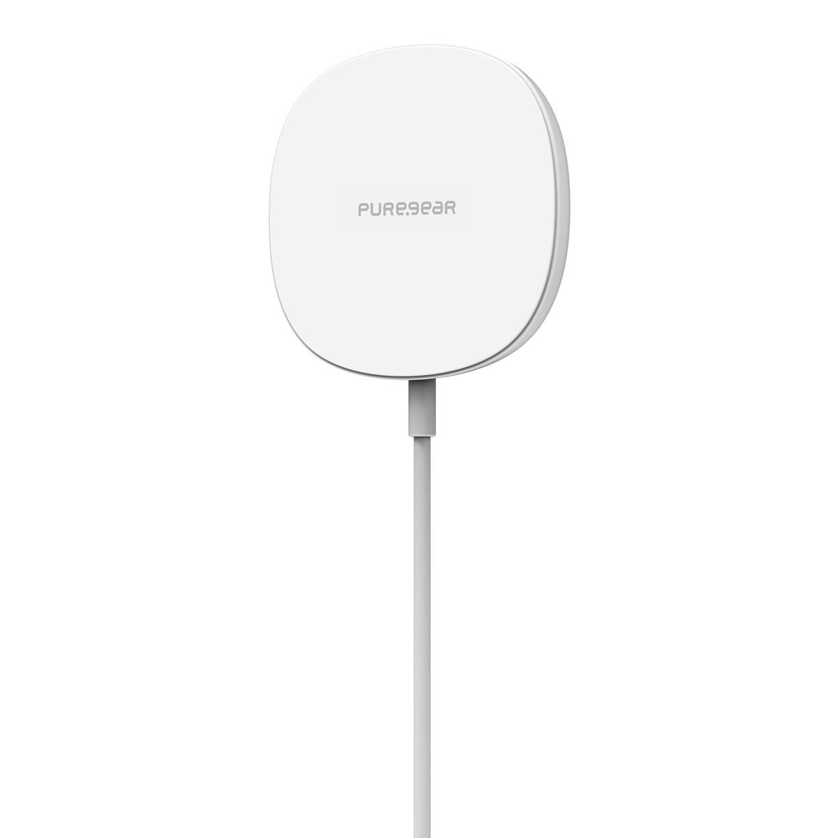 Cargador 15w Pure Gear Inalámbrico Magsafe Blanco