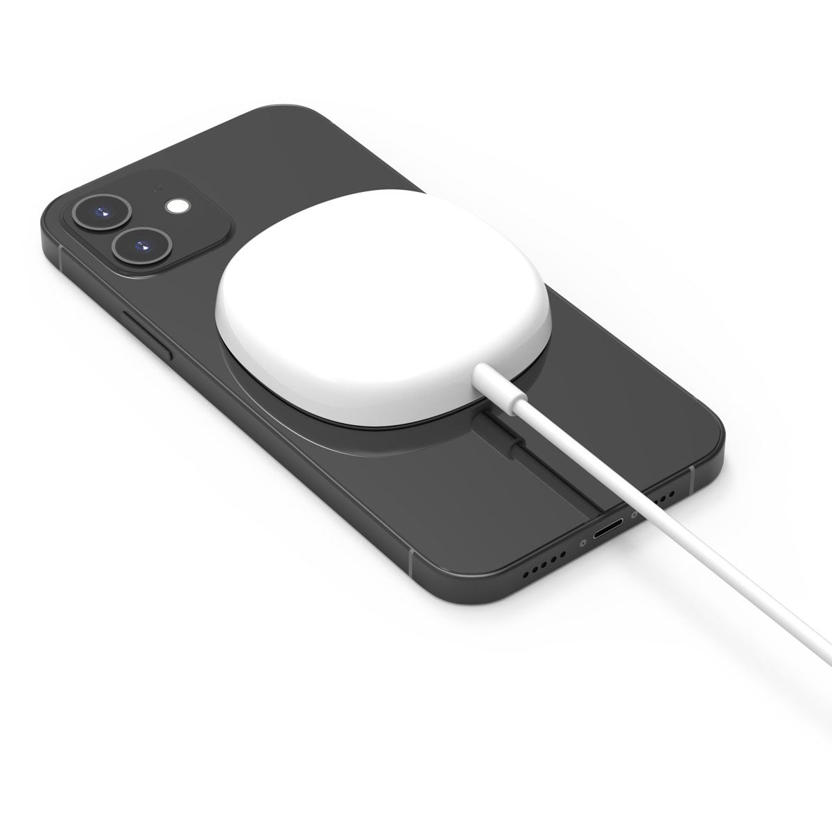 Cargador 15w Pure Gear Inalámbrico Magsafe Blanco