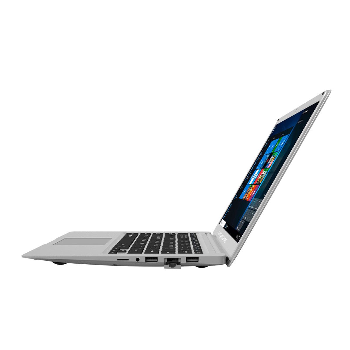 Laptop Hyundai HYbook, 14.1 Celeron, 4GB Ram, 64GB + 1TB Plateada