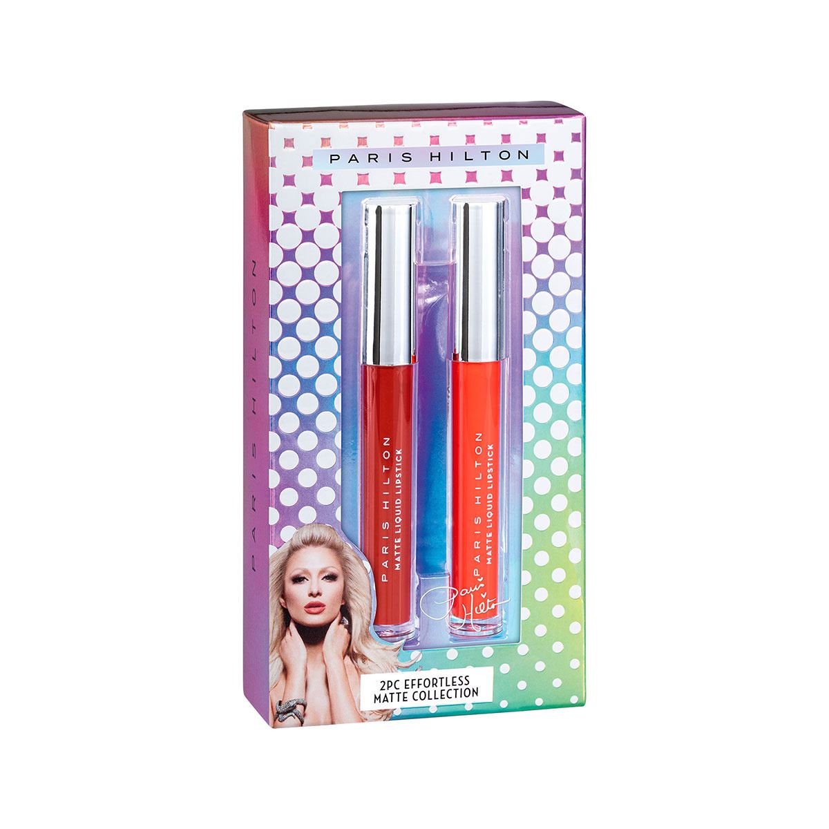 Est ph mu glam labial liquido mate + labial mate rojos 2 pzs
