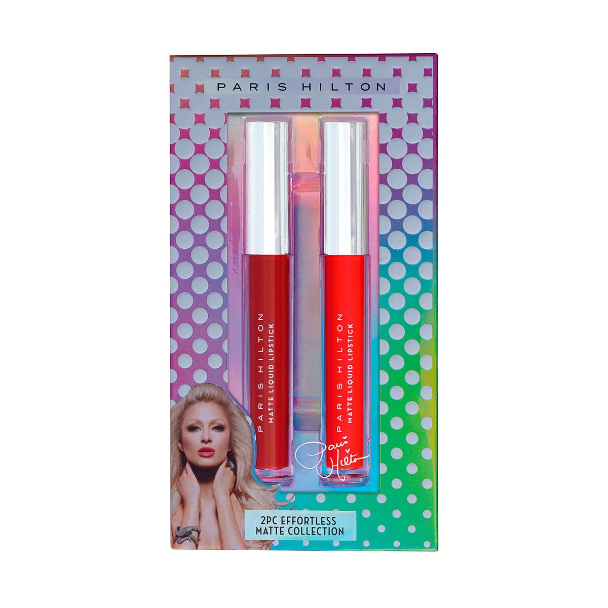 Est ph mu glam labial liquido mate + labial mate rojos 2 pzs