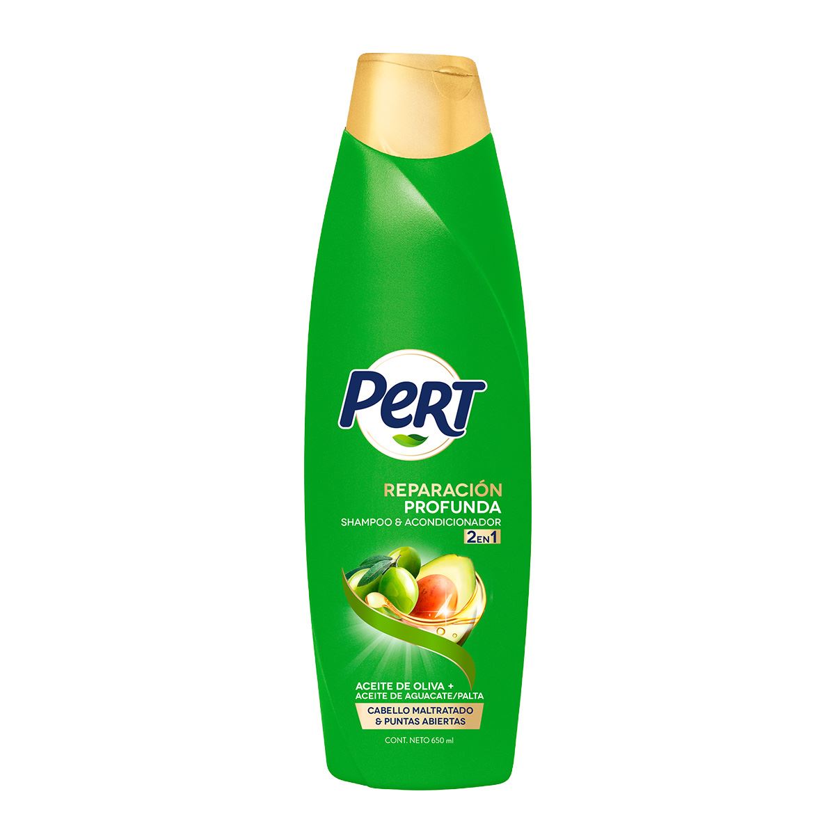 Shampoo y Acondicionador 2en1 Reparacion Profunda 650ml Pert