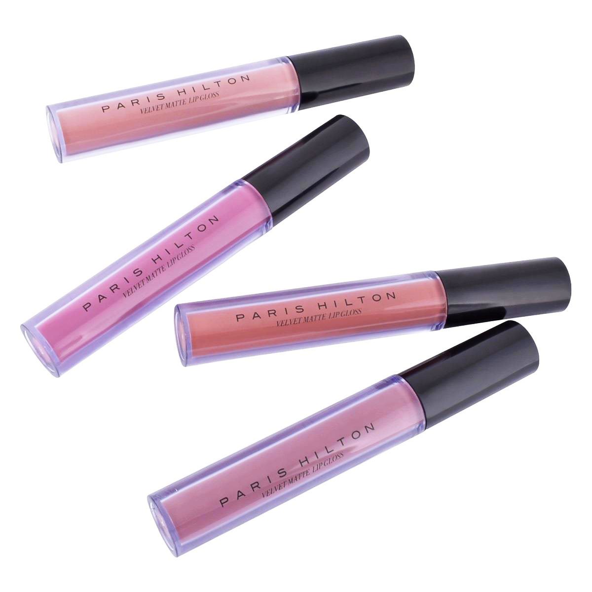 Paris Hilton 4 pc Velvet Matte Lip Gloss