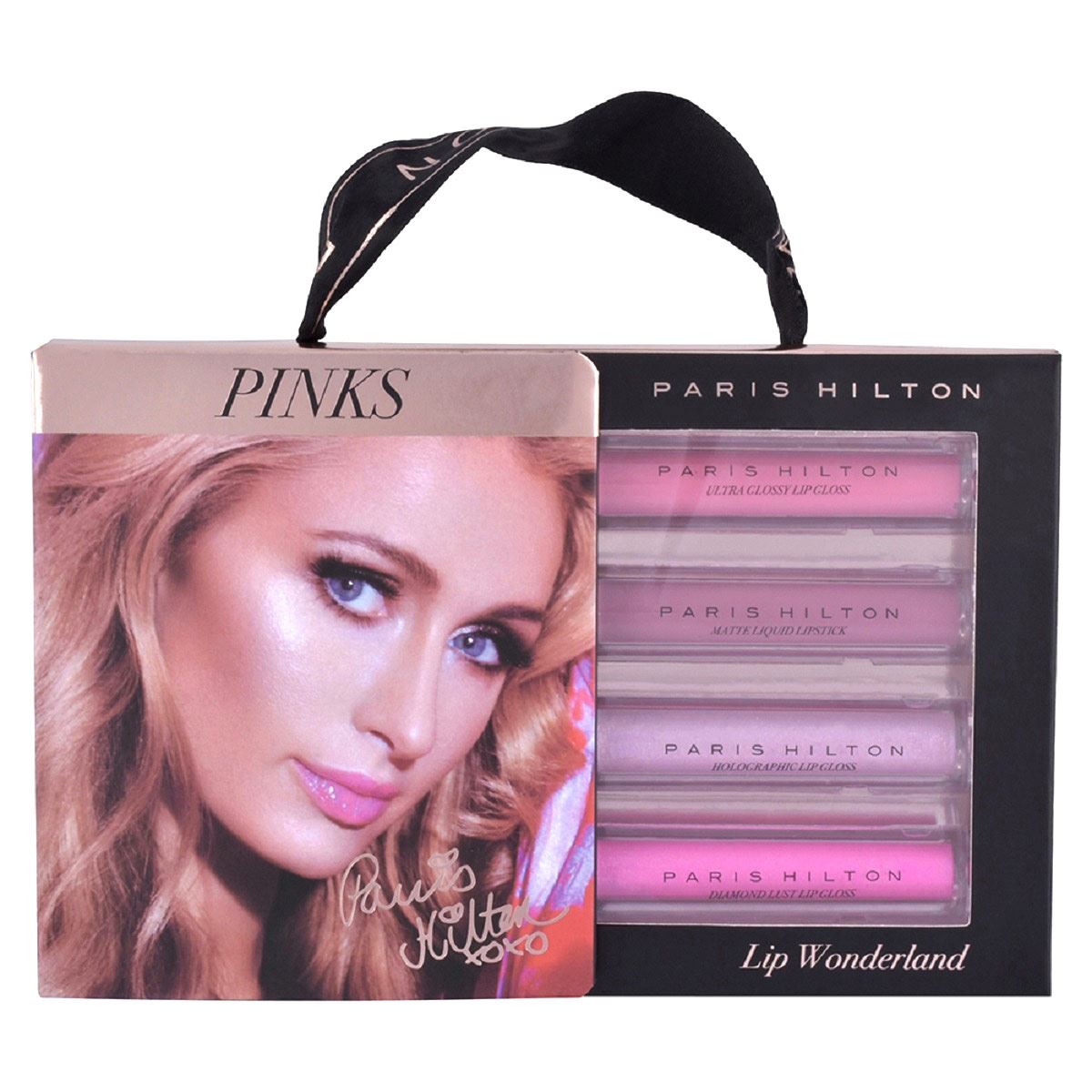 Estuche Paris Hilton Make Up Lip Wonderland Set Pink