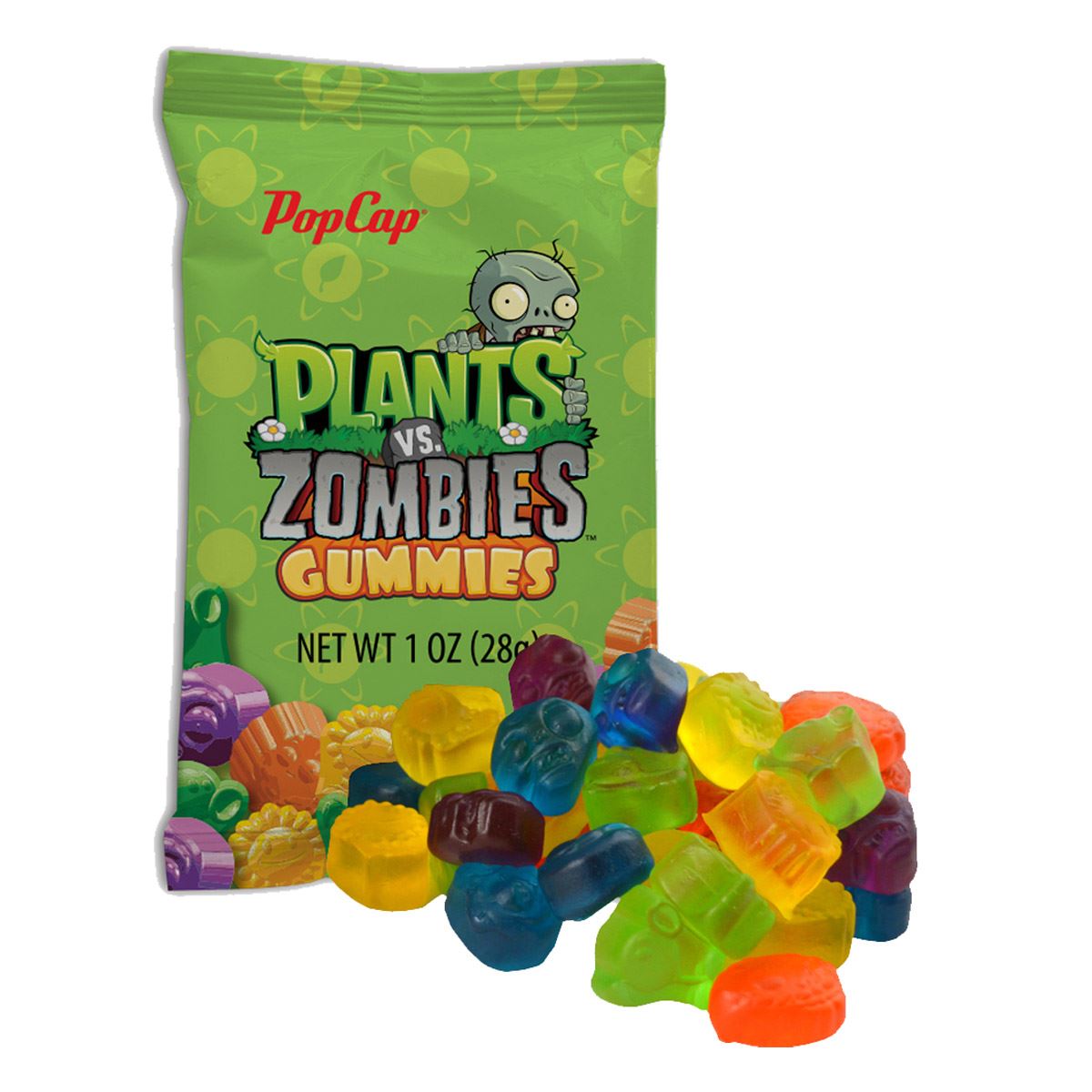 Plantas Vs Zombies Bolsa Gomas 28g