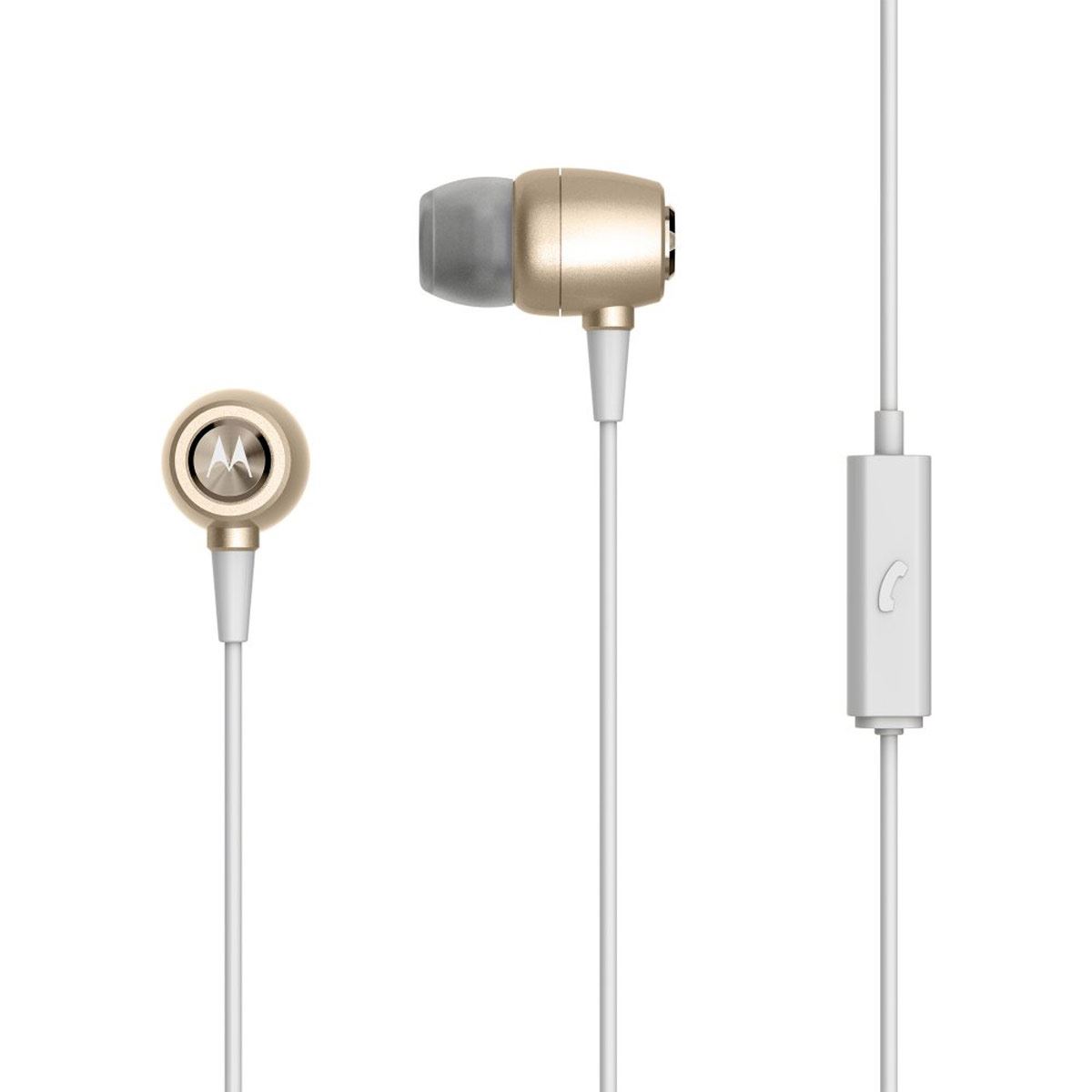 Audífonos Earbuds Metal Oro Motorola