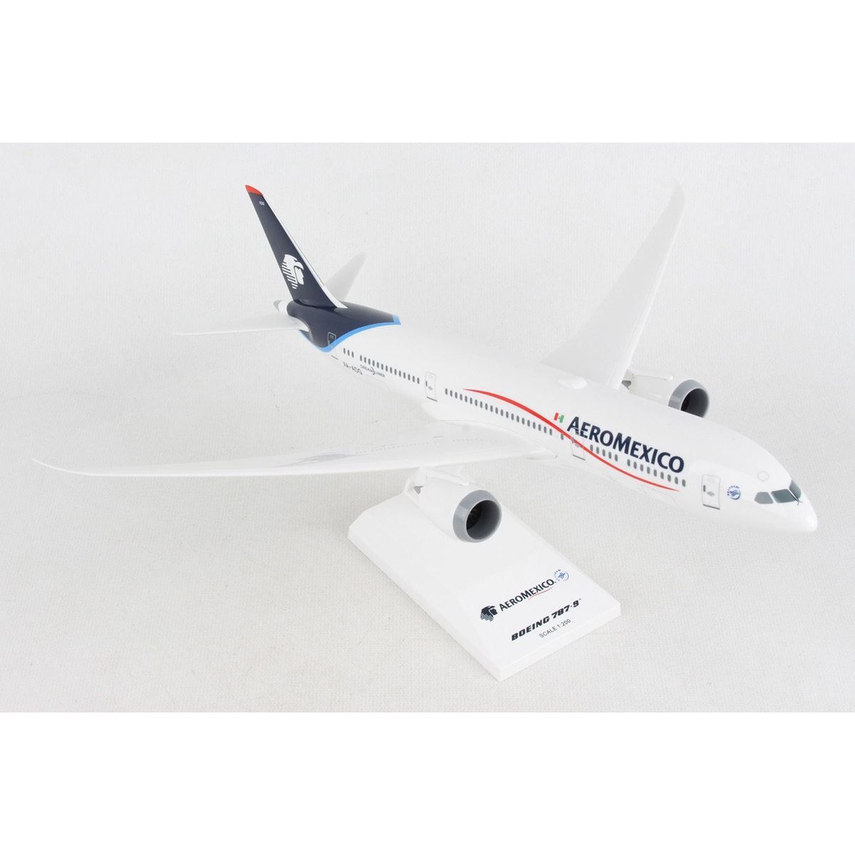 Avión de Juguete Coleccionable Skymarks Aeromexico 787-9 Escala 1/200 Mod  SKR1075
