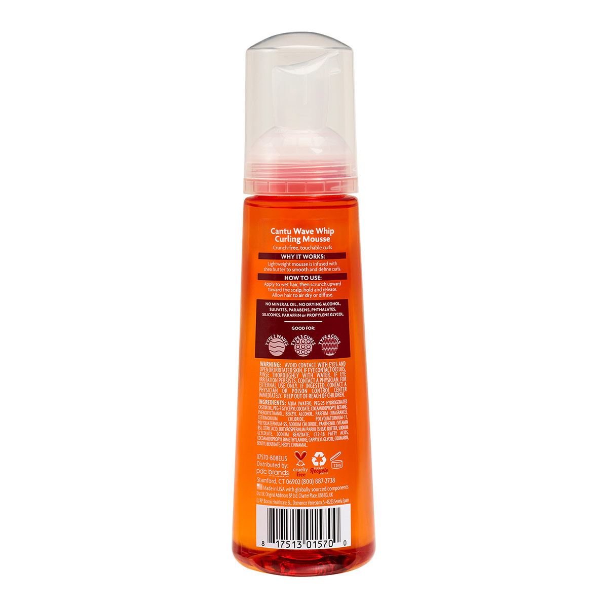 Mousse p/rizos 248ml cantu