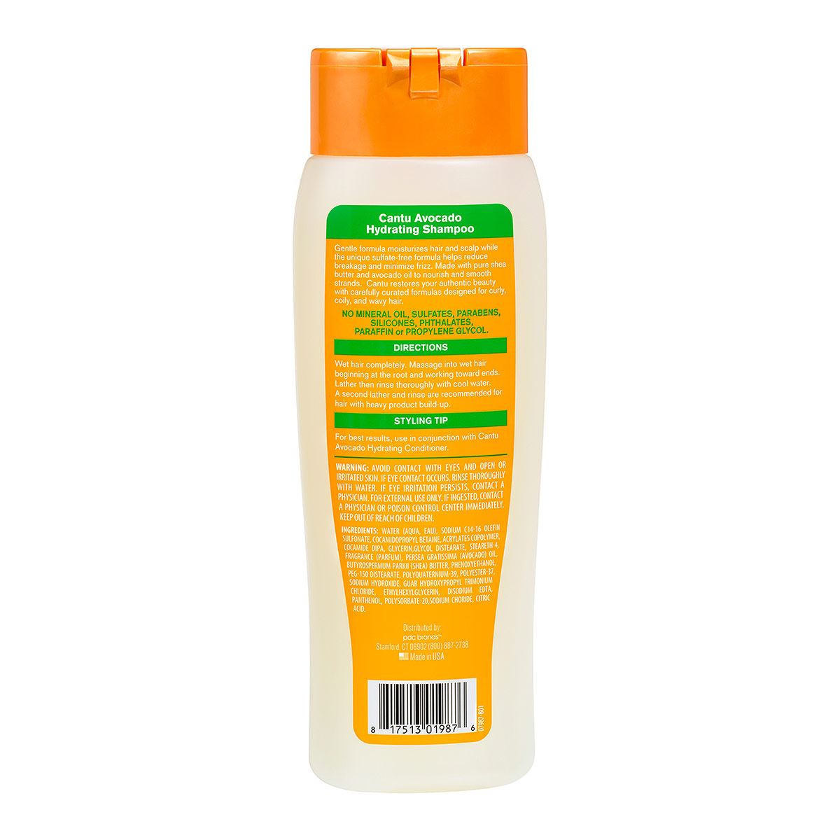 Shampoo hidratante d/aguacate 400ml cantu