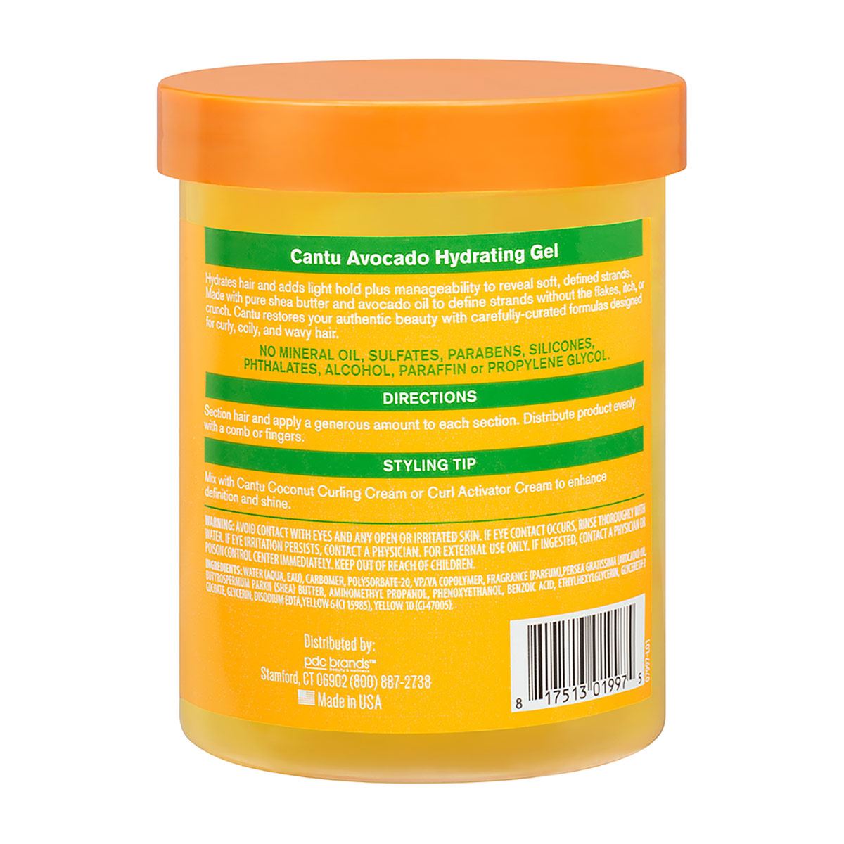 Gel hidratante d/aguacate 524gr cantu
