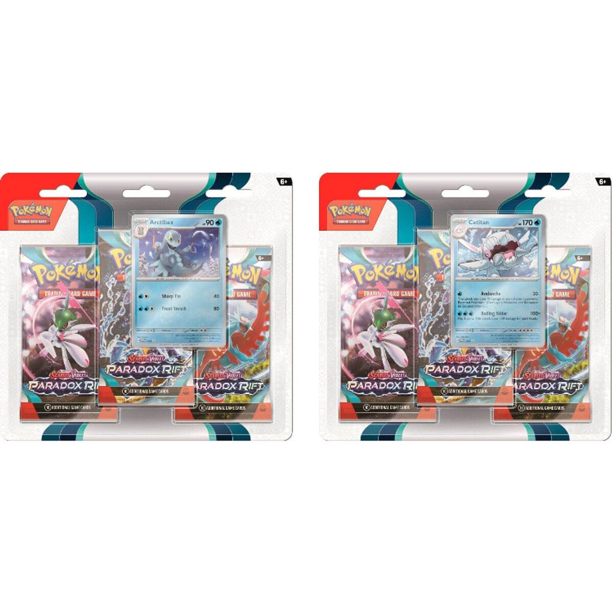 Pokémon TCG Scarlet & Violet Paradox Rift 3Pack Blister